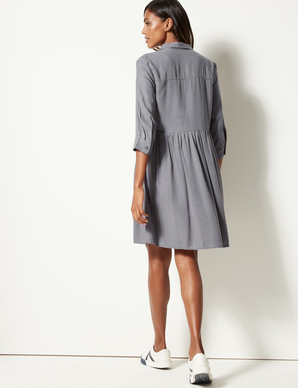 3/4 Sleeve Drop Waist Dress 4 of 4