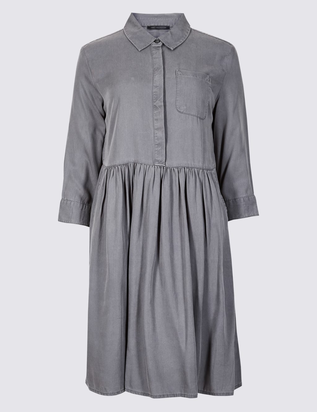 3/4 Sleeve Drop Waist Dress 2 of 4