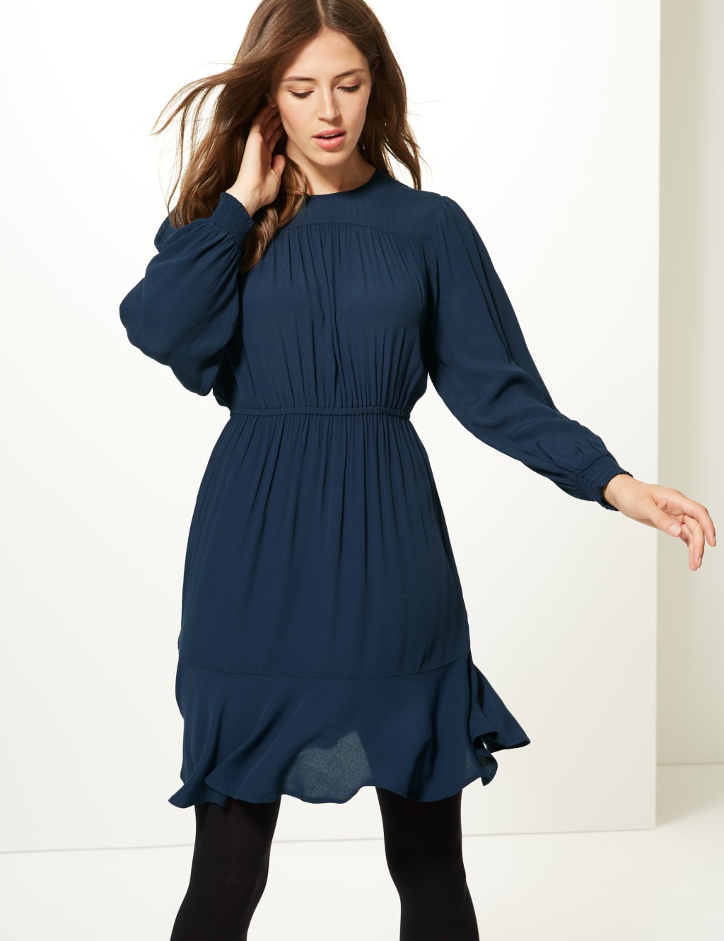 Women's ruffle hem dress sale