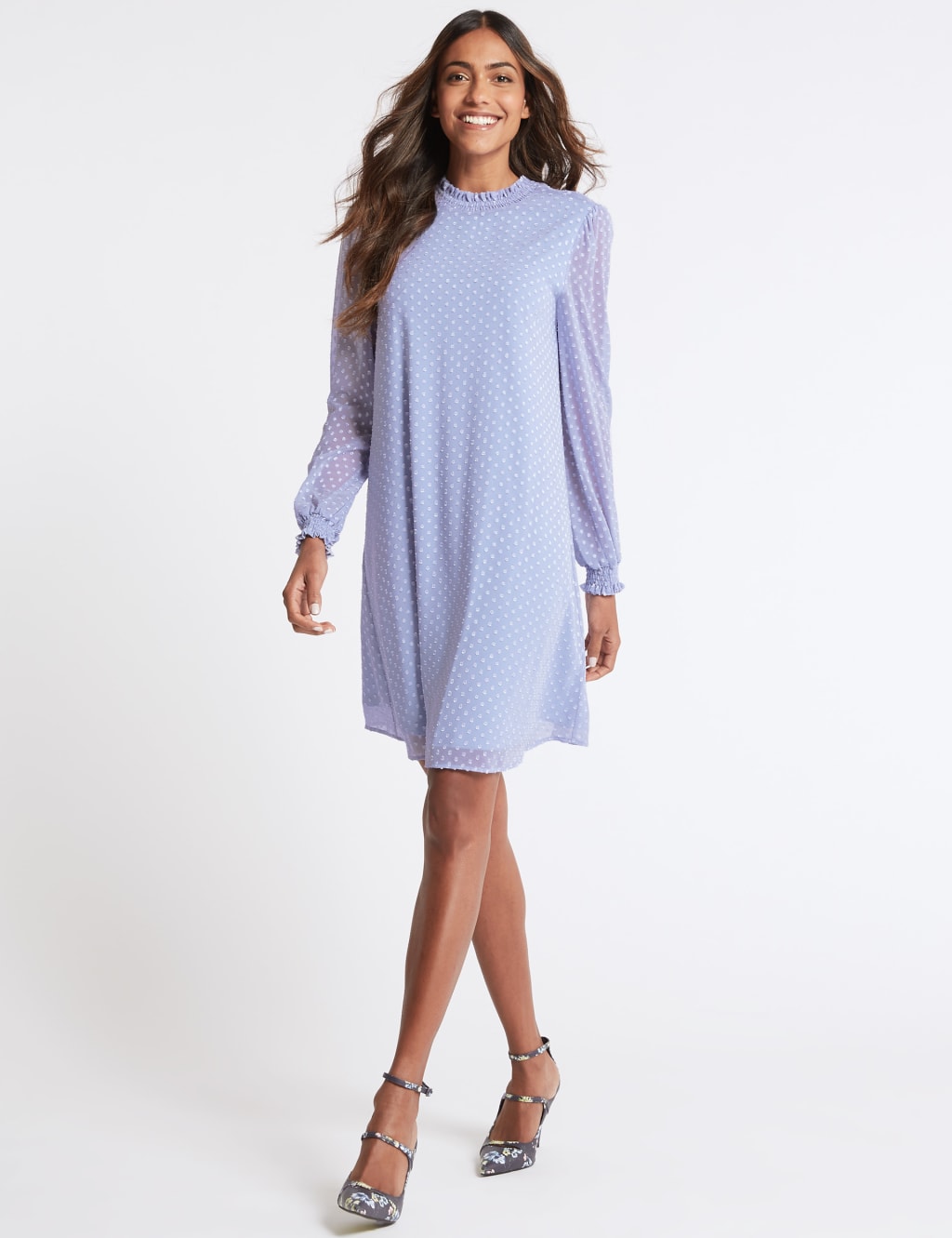Spotty swing dress on sale
