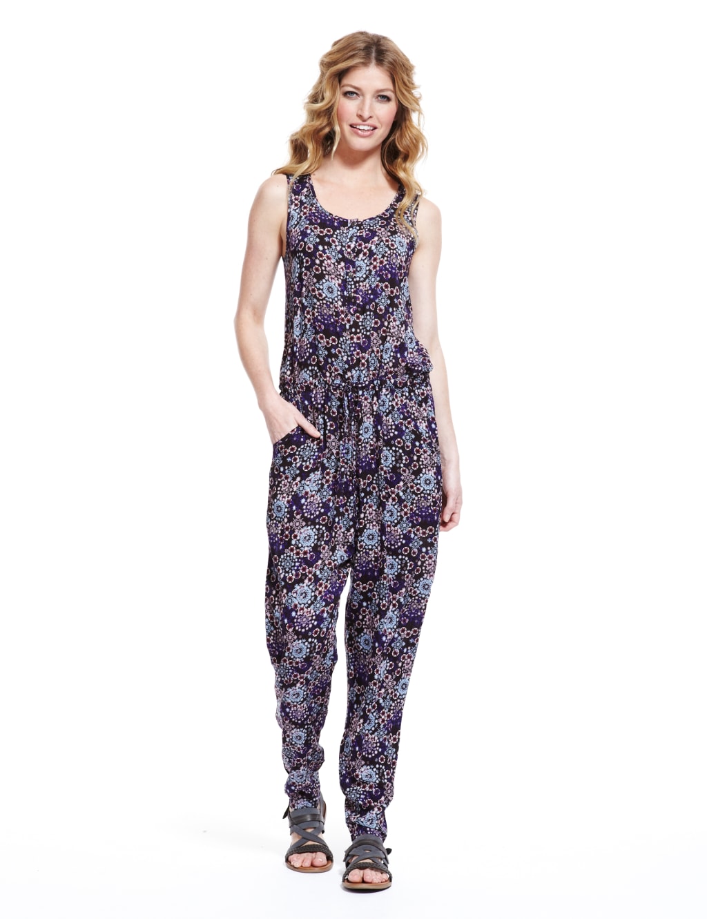Abstract Print Jumpsuit 1 of 5