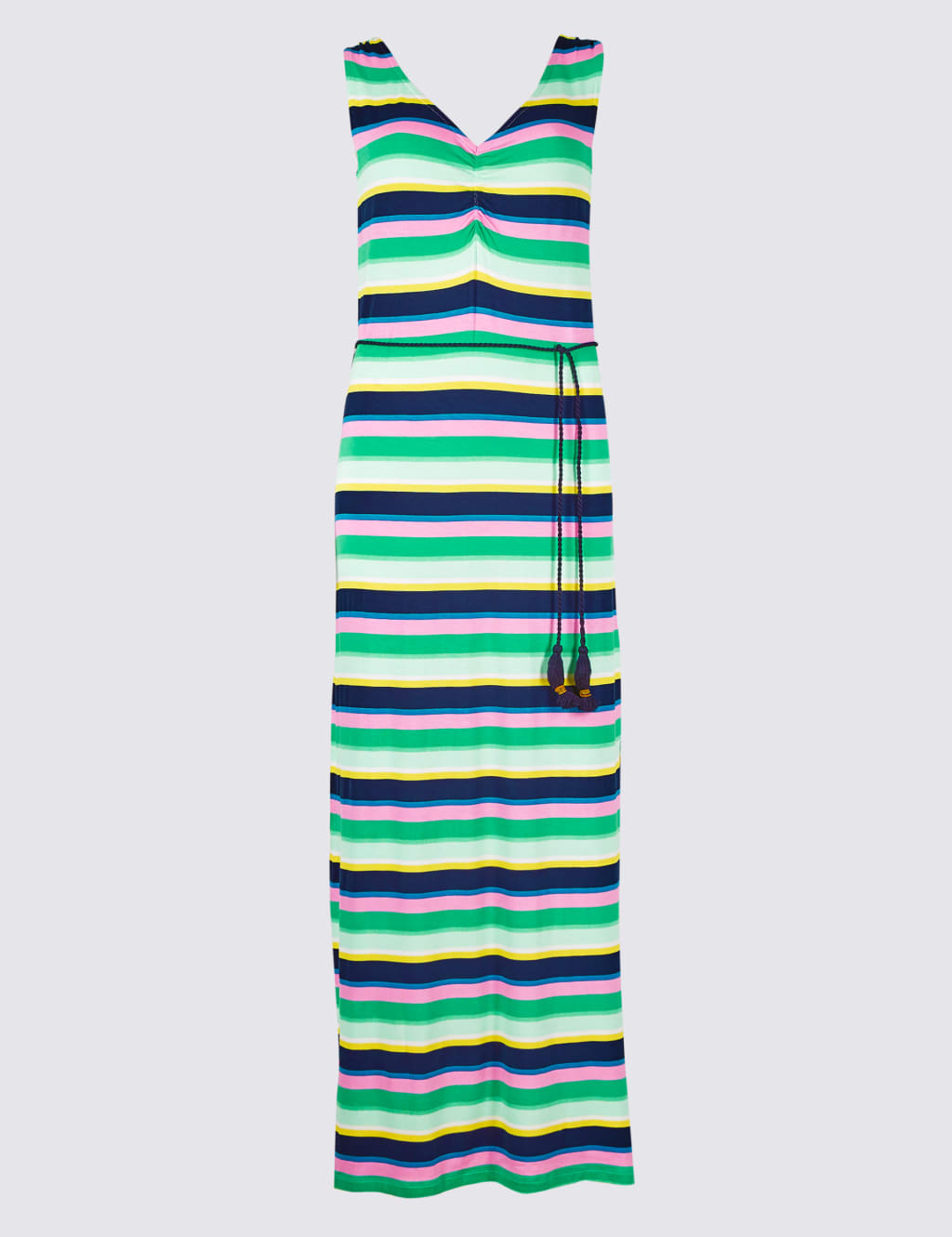 Striped Slip Maxi Dress 2 of 5