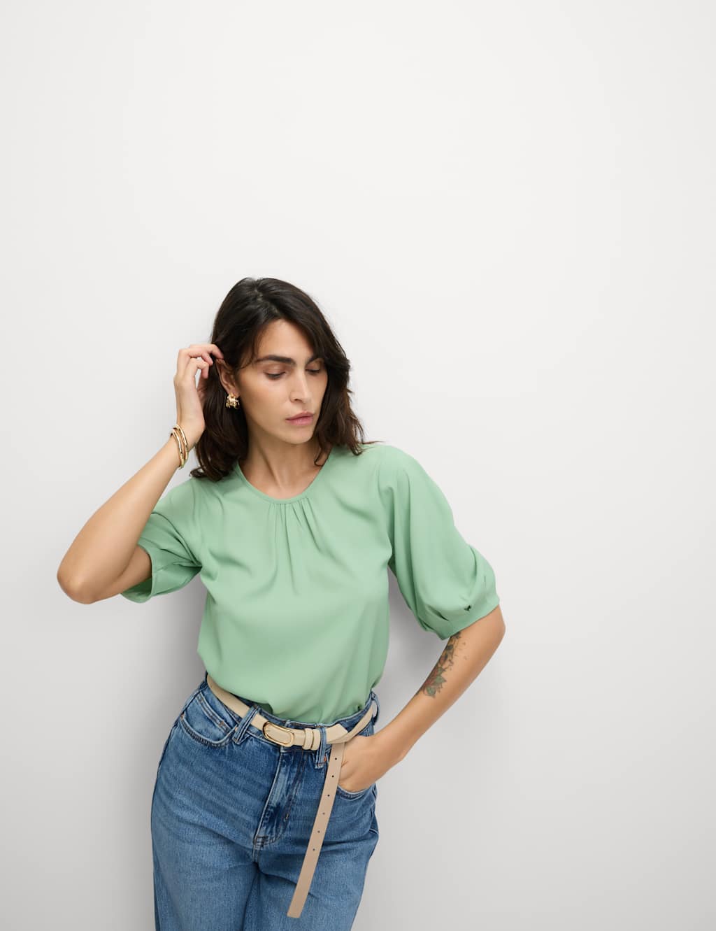 Puff Sleeve Top 1 of 6
