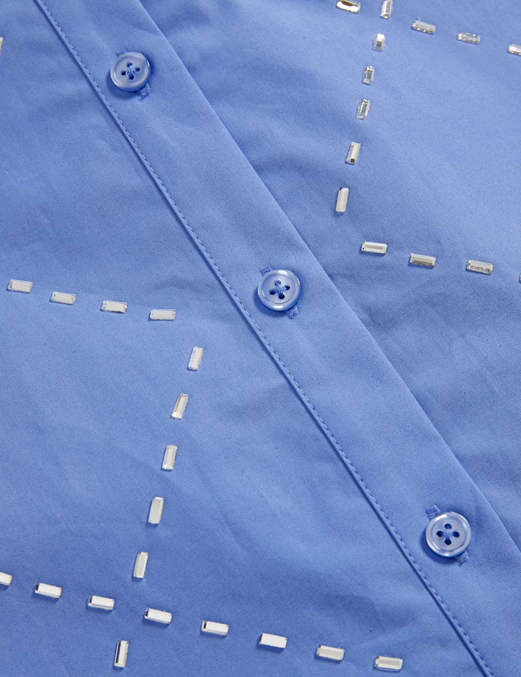 Pure Cotton Embellished Collared Shirt 6 of 6