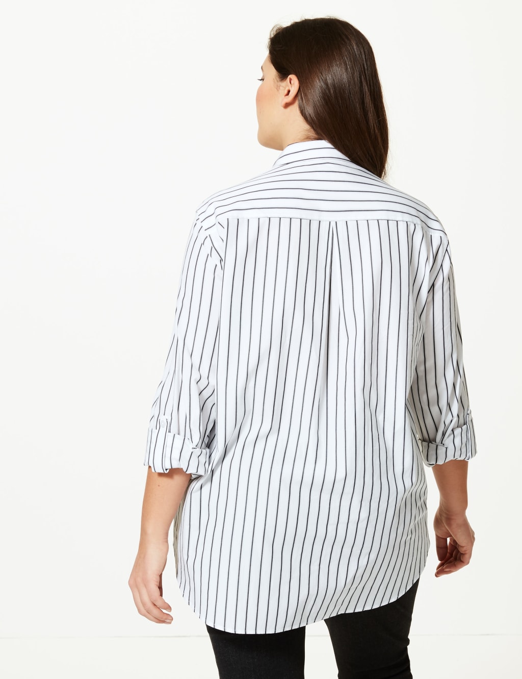 CURVE Pure Cotton Striped Shirt 4 of 4