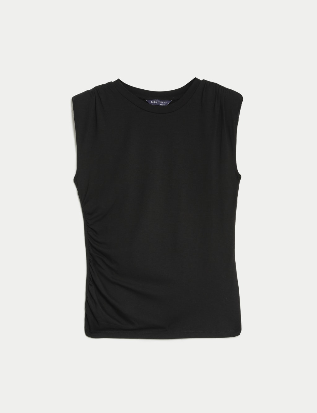 Jersey Padded Shoulder Top 2 of 5