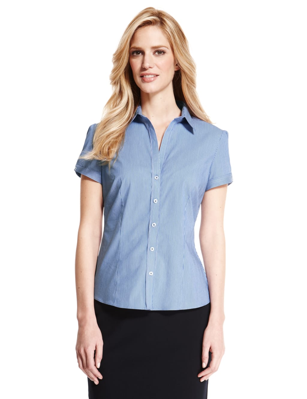 Pure Cotton Round Neck T-Shirt 1 of 6