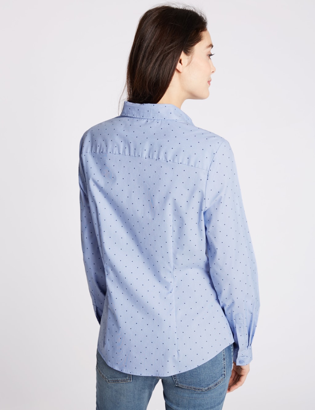 Cotton Rich Star Print No Peep Shirt 3 of 4