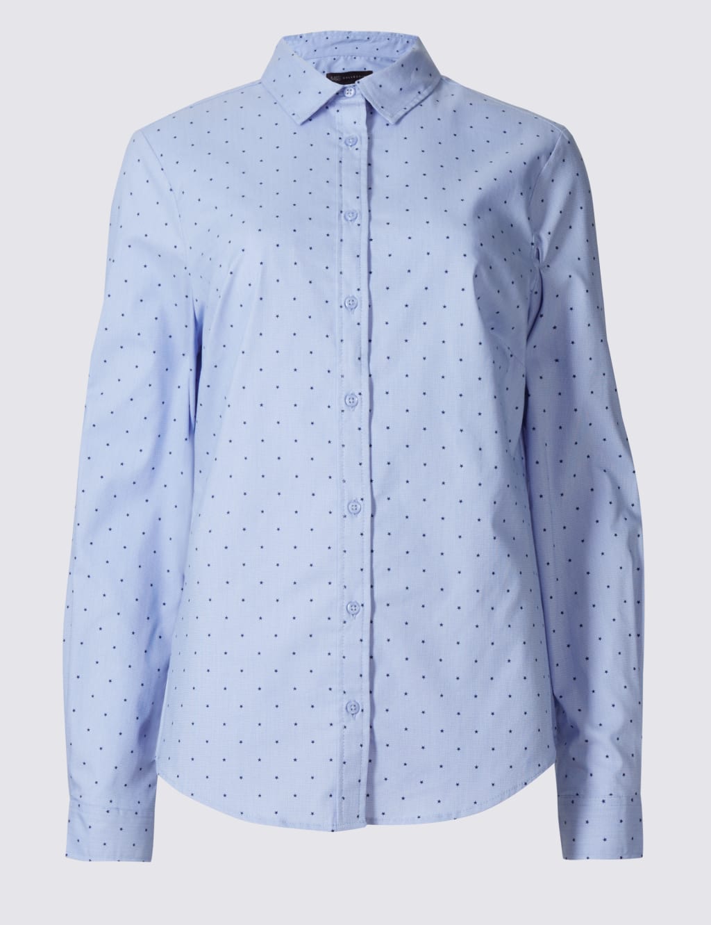 Cotton Rich Star Print No Peep Shirt 2 of 4