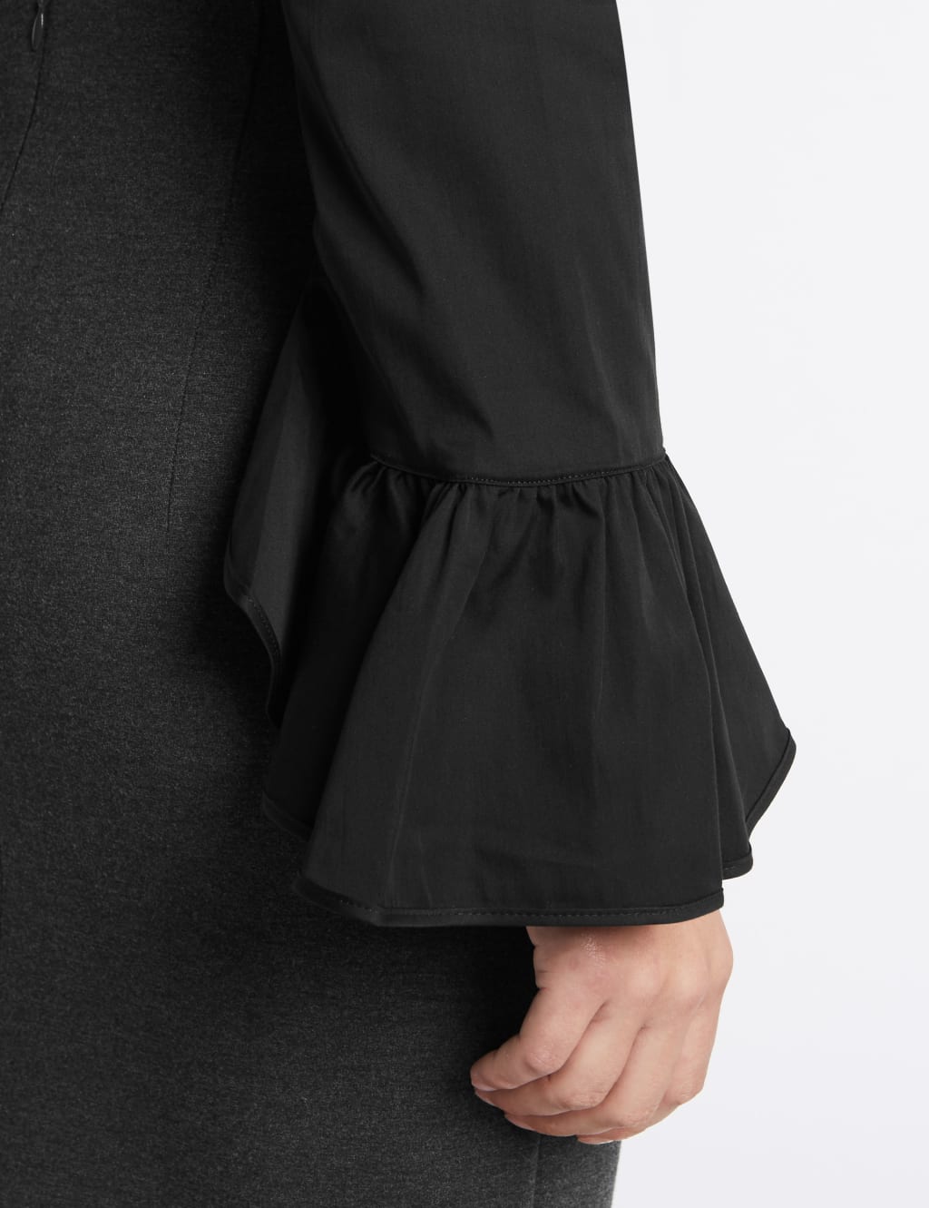 Cotton Rich Frill Cuff Shirt 5 of 5