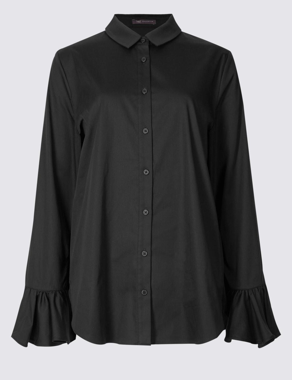 Cotton Rich Frill Cuff Shirt 2 of 5