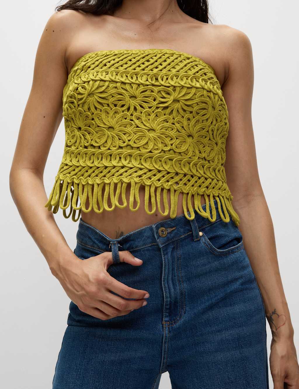 Cotton Rich Broderie Bandeau Top 4 of 7