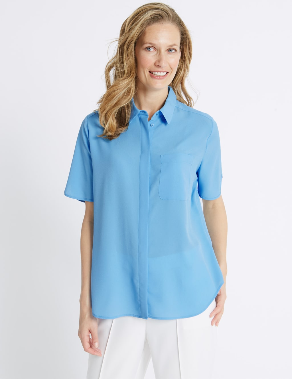 Marks and spencer half sleeve shirts top