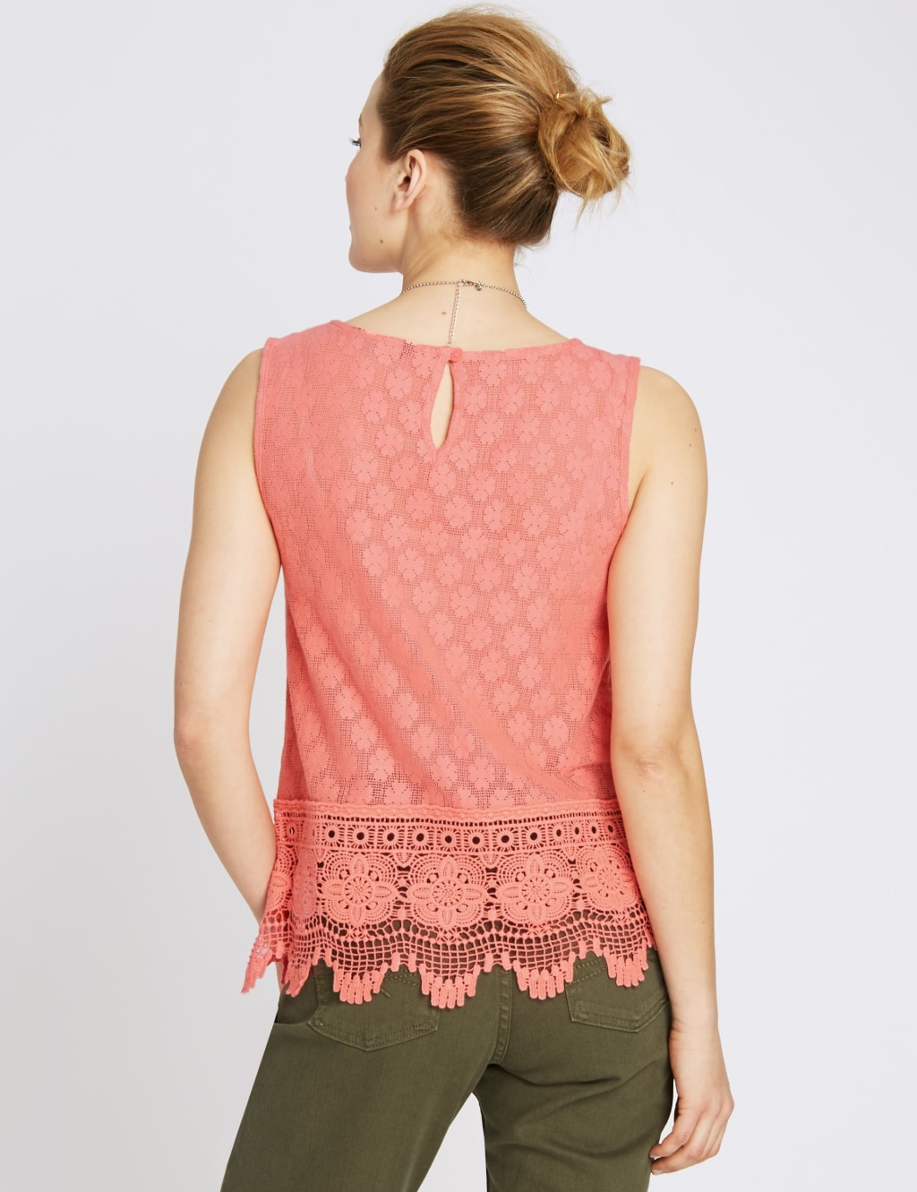 Floral Lace Vest Top 3 of 3