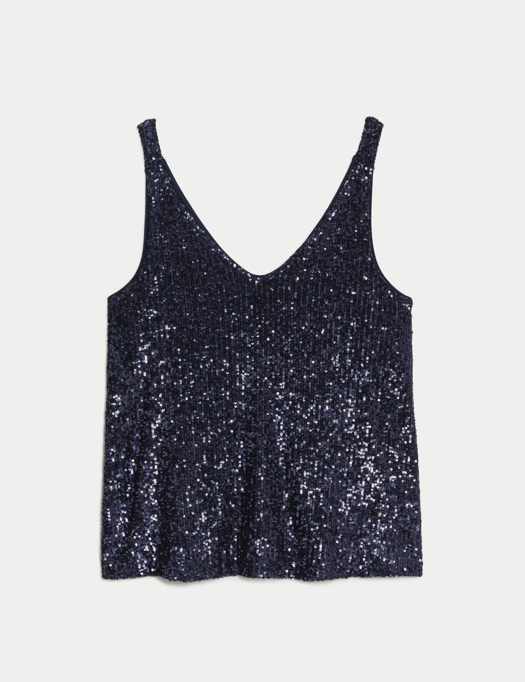 Sequin V-Neck Cami Top 2 of 6