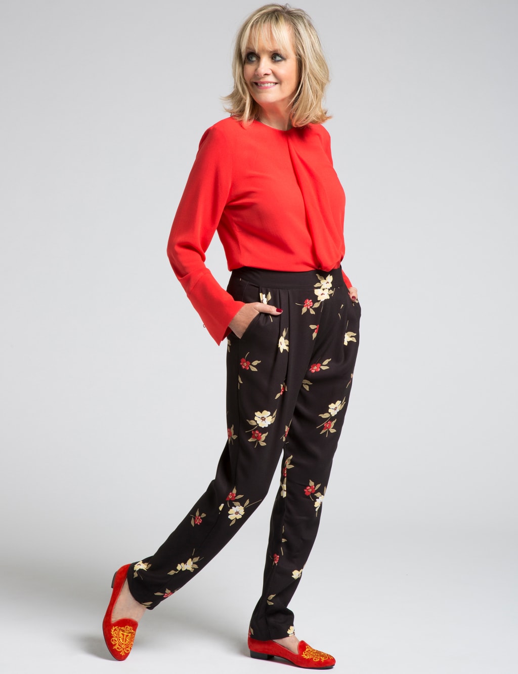 Frill Front Round Neck Blouse 3 of 4