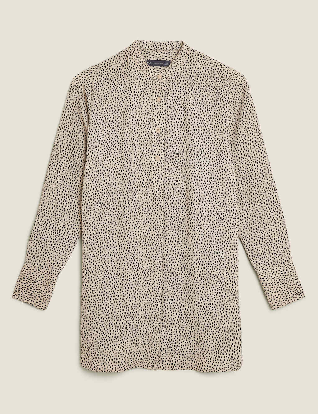 Printed Bib Detail Long Sleeve Tunic 2 of 6