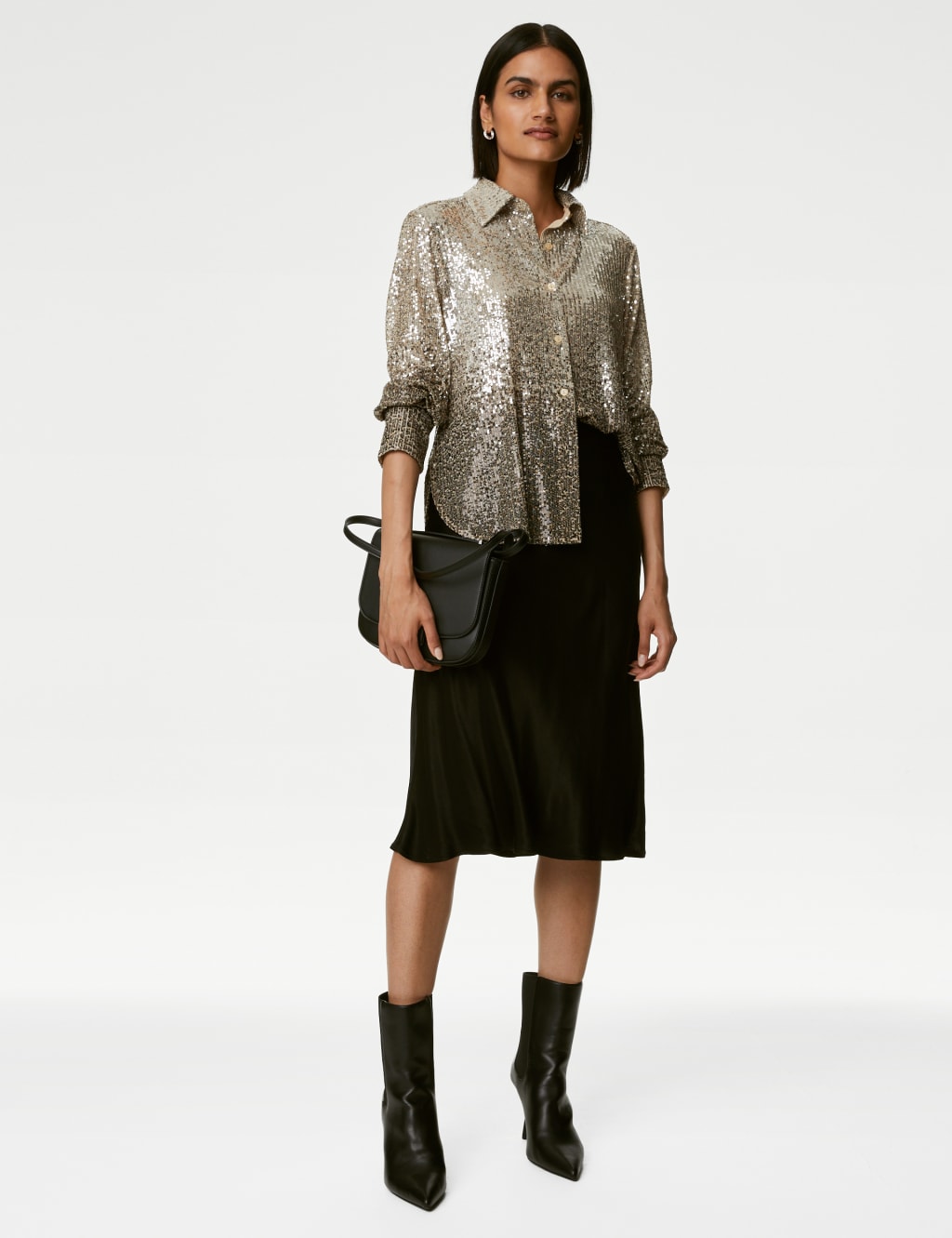 Sequin Collared Shirt 4 of 8