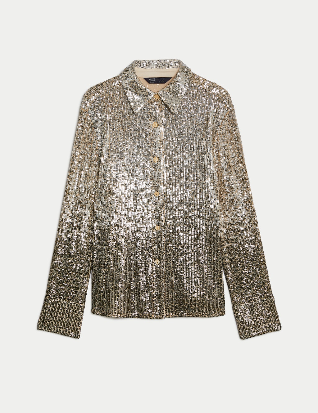 Sequin Collared Shirt 2 of 8