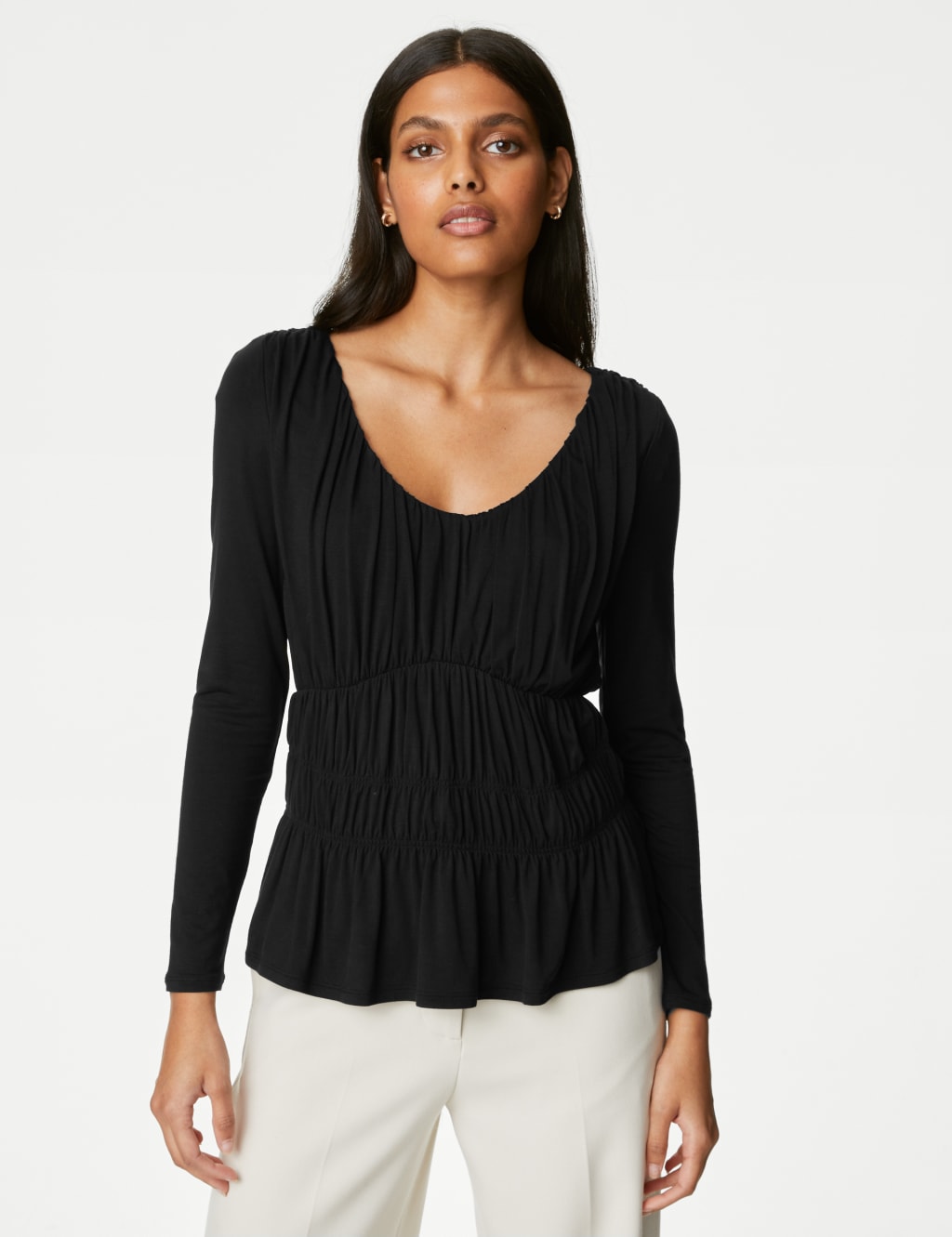 Jersey Waisted Top 1 of 5