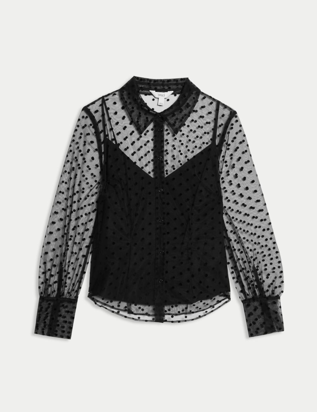 M&s polka dot blouse new arrivals