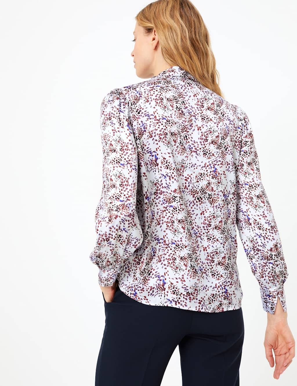 Satin Printed Blouse 4 of 4