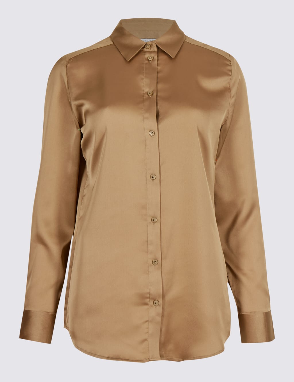 Satin Long Sleeve Shirt 2 of 4