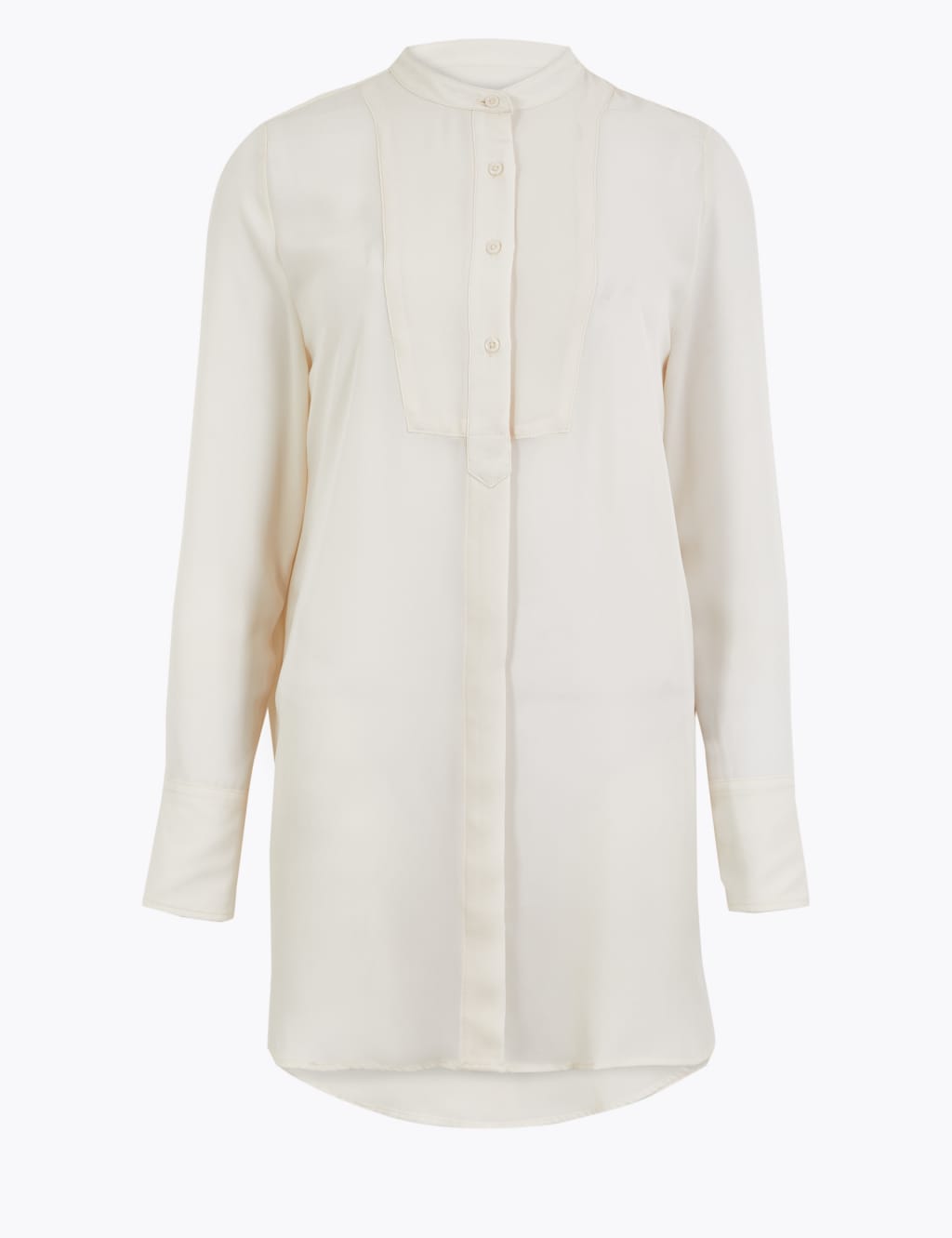 Bib Detailed Longline Blouse 2 of 4