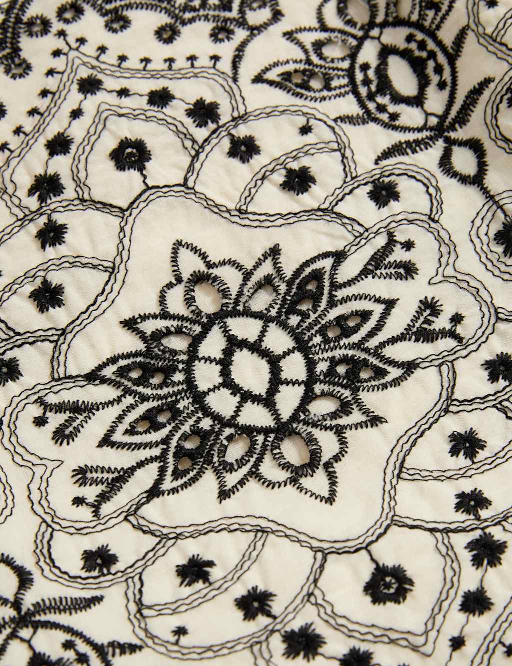 Pure Cotton Broderie Slim Fit Crop Top 6 of 6