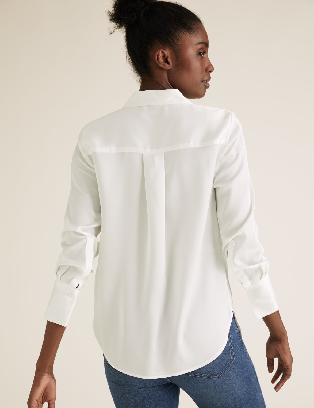 Satin Long Sleeve Shirt 4 of 4
