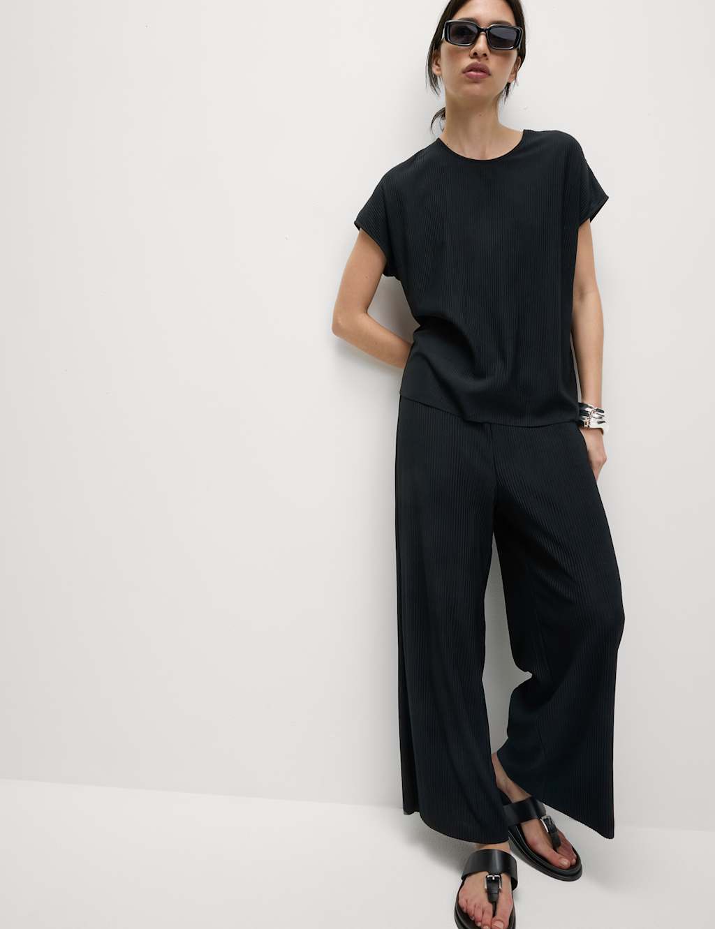 Plisse Round Neck Top 5 of 5