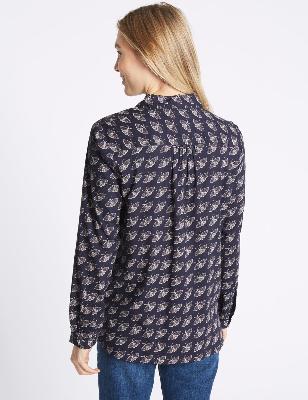 Butterfly Print Long Sleeve Shirt 4 of 4