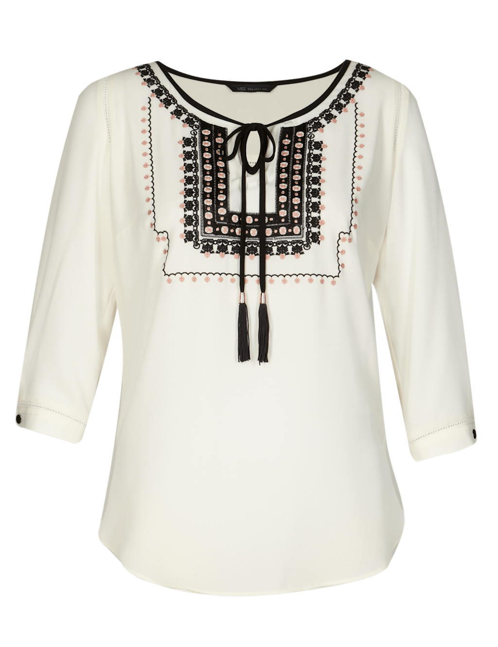 Boho Embroidered Blouse 2 of 6