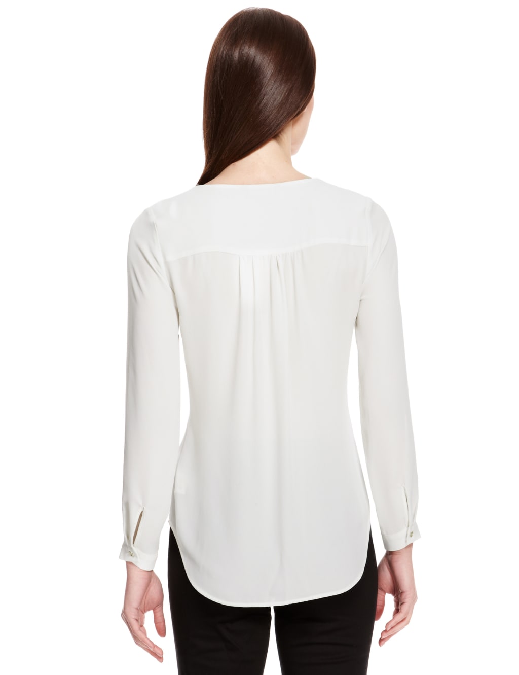 V-Neck Long Sleeve Blouse 5 of 5