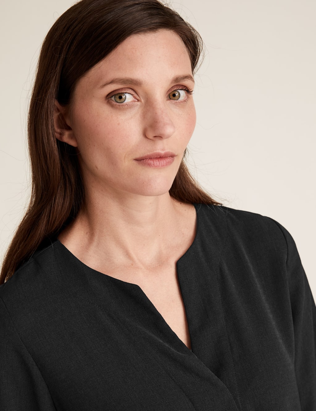 Plain V-Neck Long Sleeve Tunic 4 of 5
