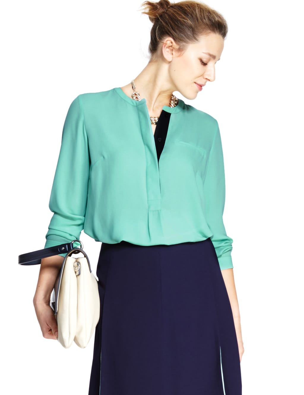 Pleated Blouse 1 of 4