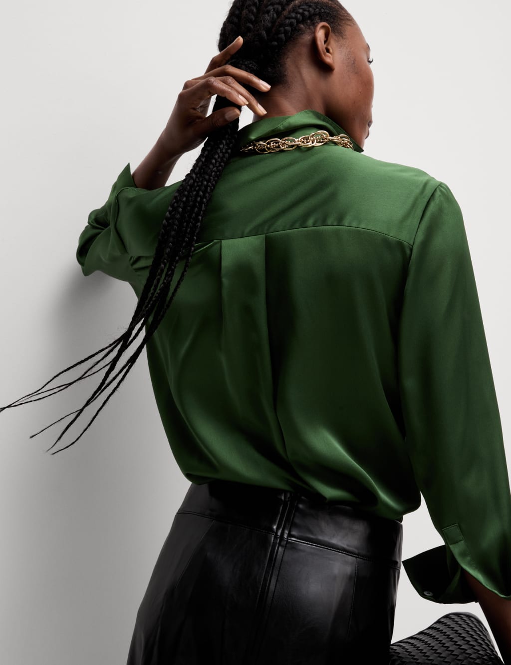 Marks and spencer satin blouse clearance