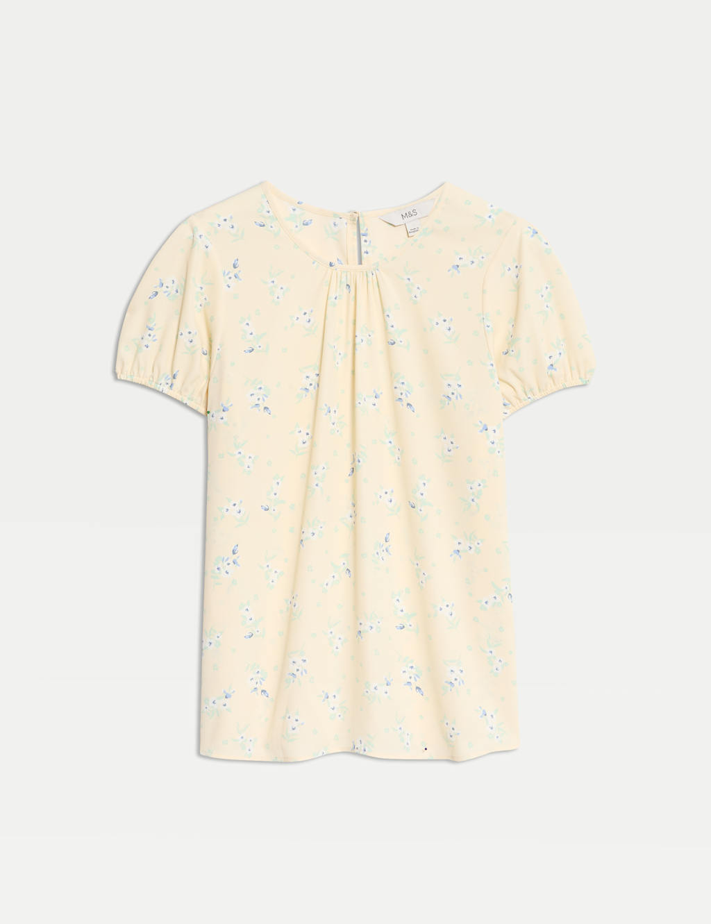 Floral Regular Fit Puff Sleeve Top 2 of 6