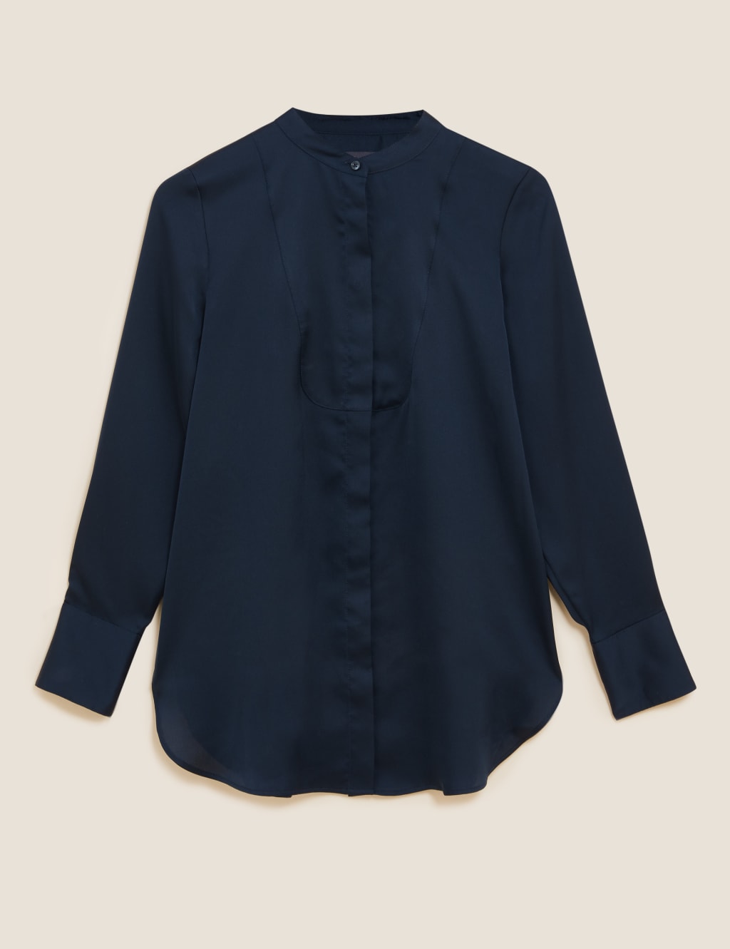 Bib Detail Long Sleeve Shirt 2 of 5