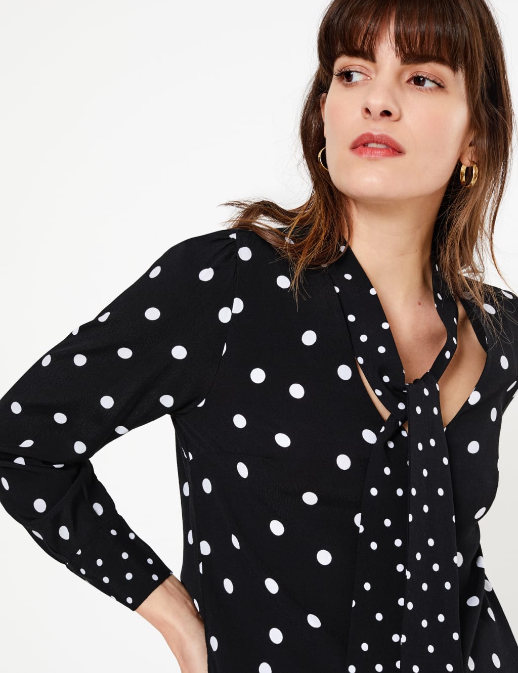 M&s polka dot blouse new arrivals