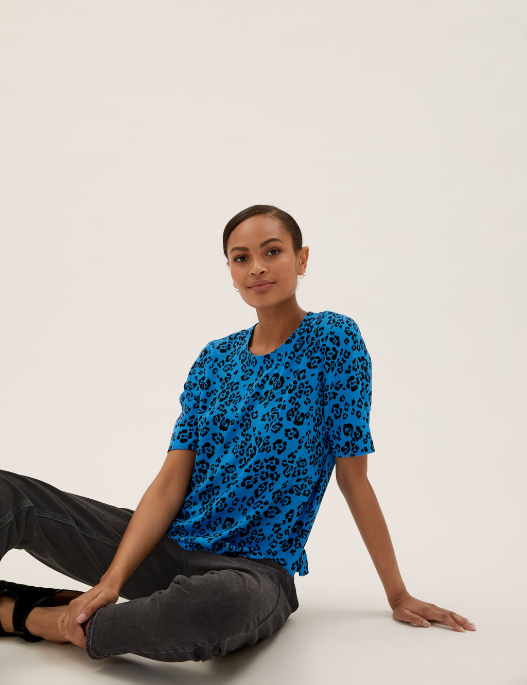 Animal Print Short Sleeve Top 4 of 4
