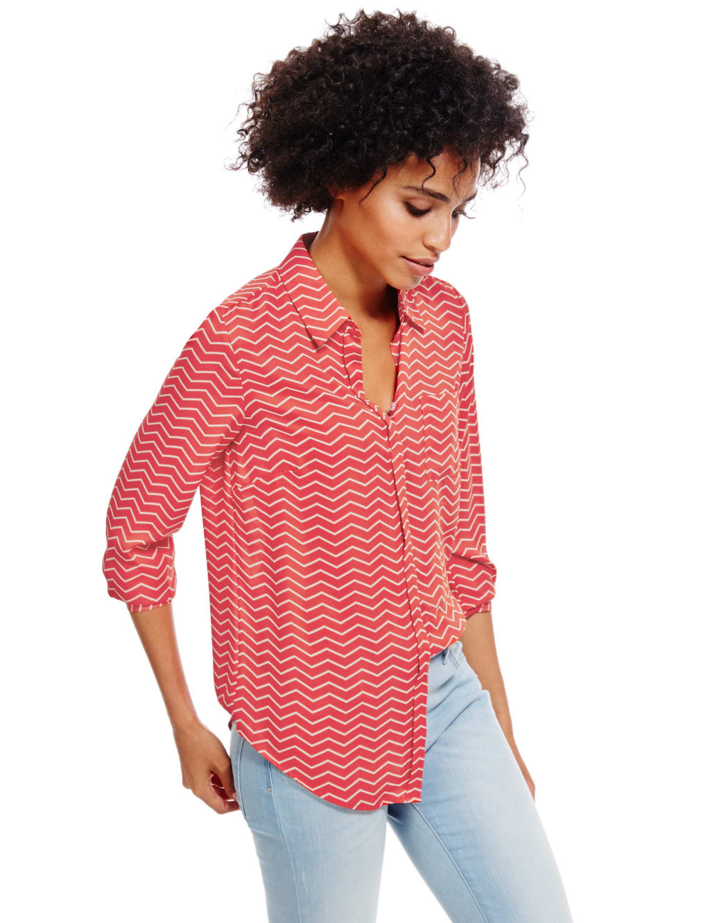 Chevron Striped Shirt 1 of 3