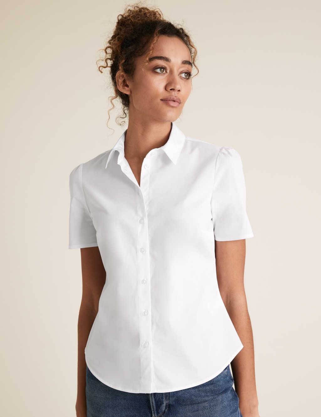 Short sleeve shirts m&s top