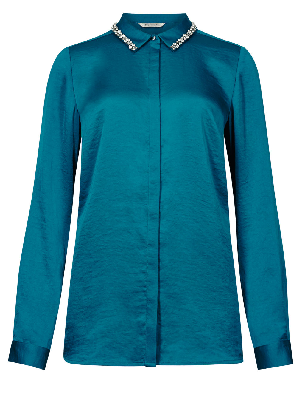 Embellished Collar Long Sleeve Shirt 2 of 5