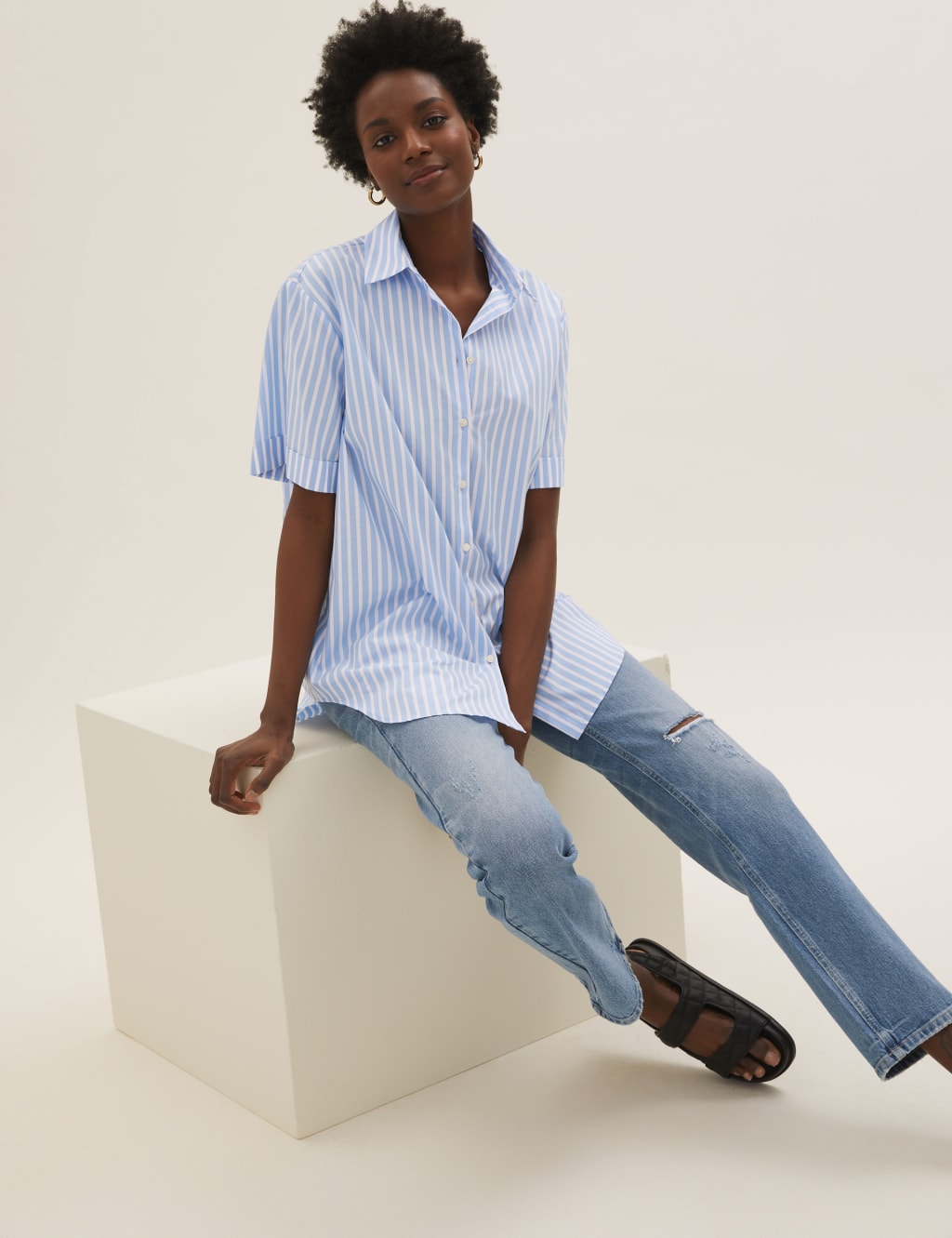 Marks and spencer short sleeve shirt store