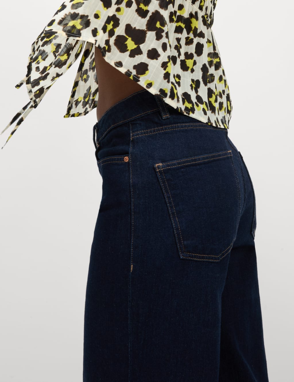 Shirred Tie Front Blouse 6 of 6