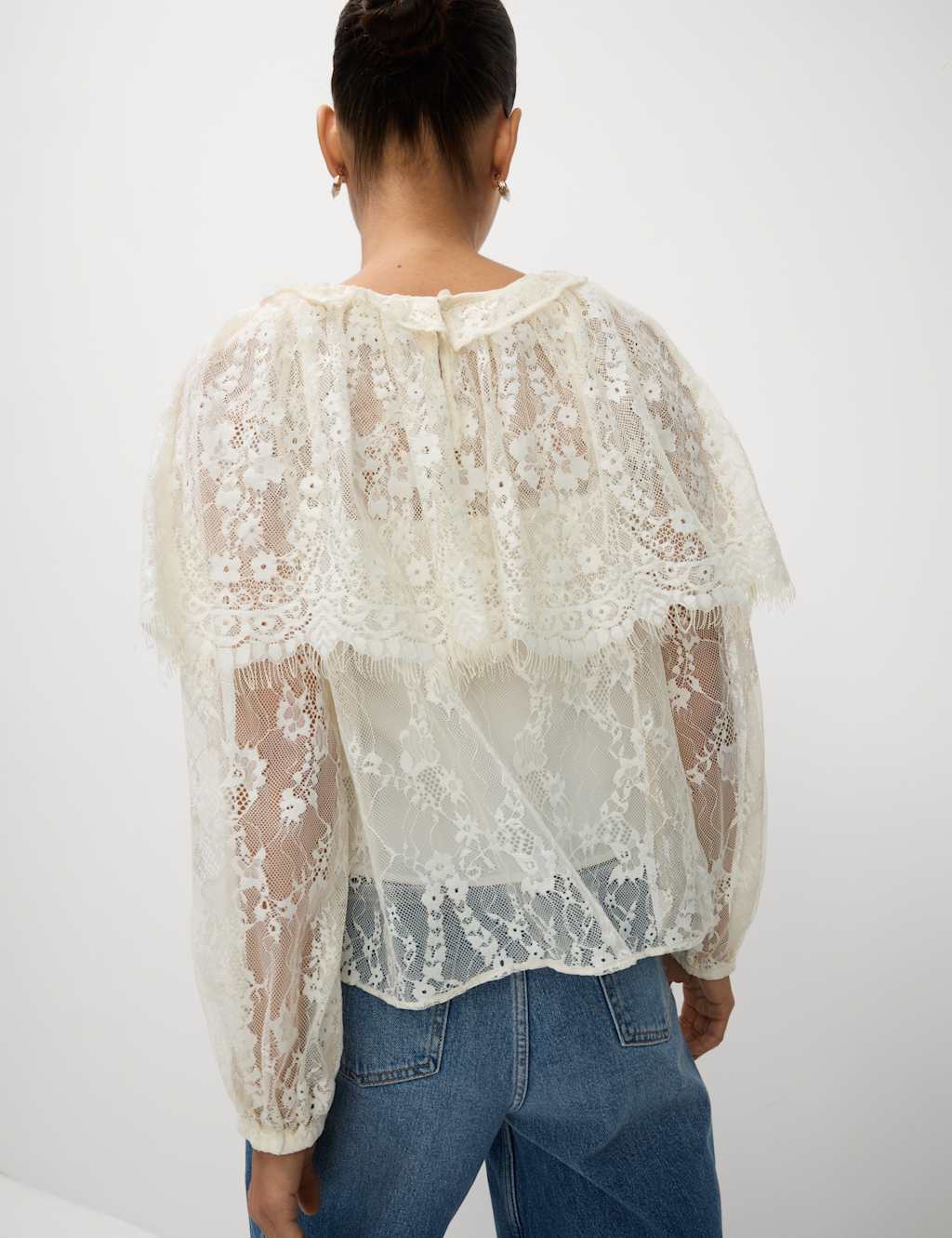 Lace Round Neck Blouse 4 of 5