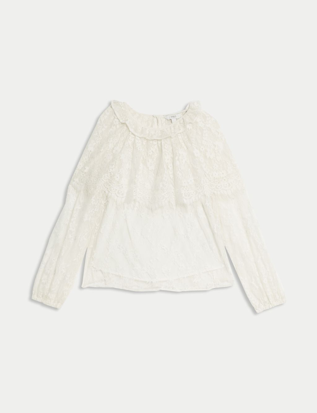 Lace Round Neck Blouse 2 of 5