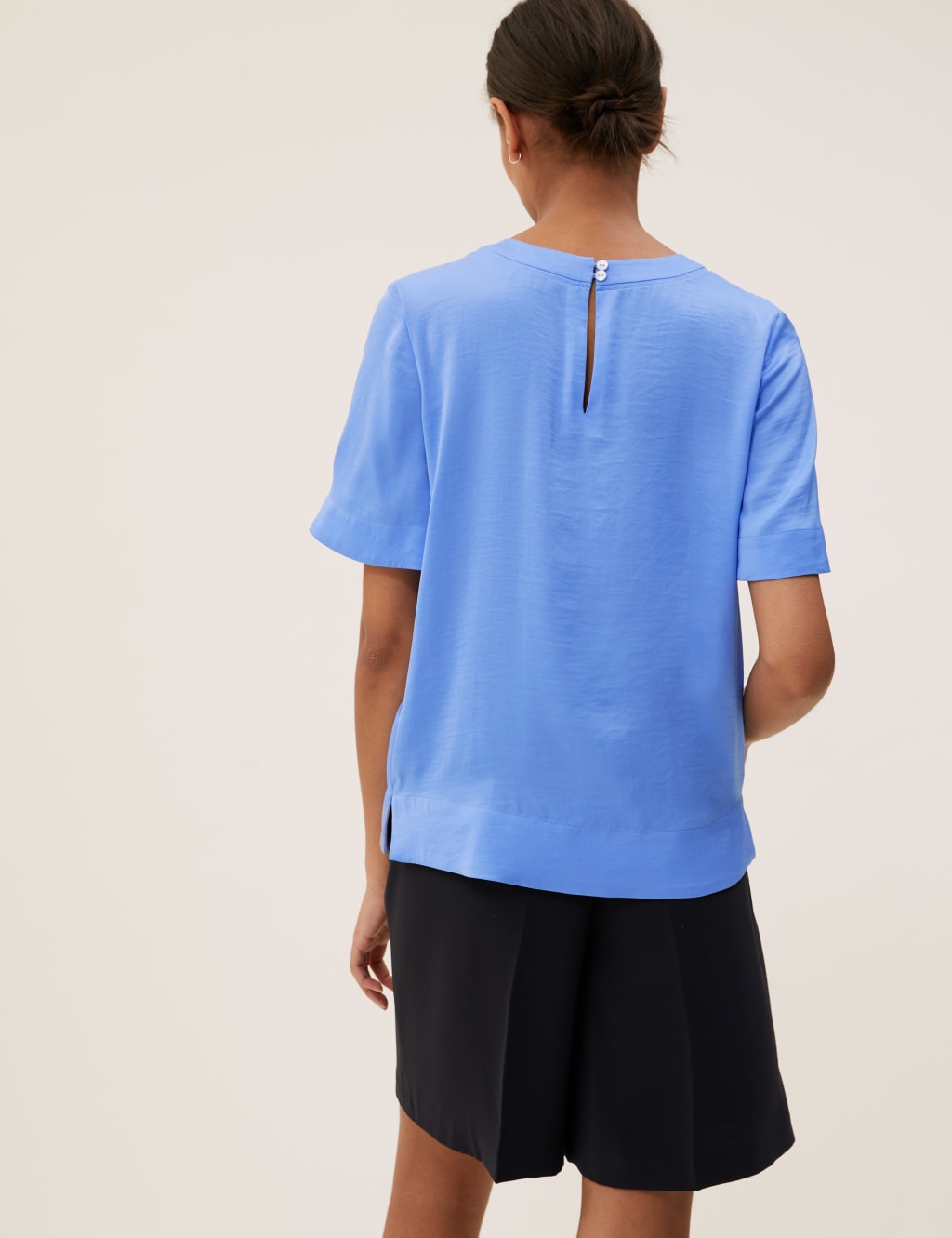 Round Neck Angel Sleeve Top 4 of 6
