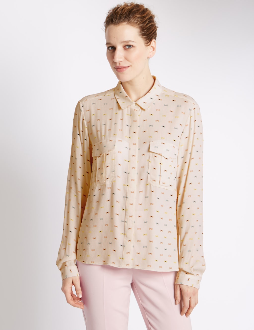 Bow Print Shirt 1 of 4